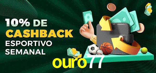 10% de bônus de cashback na ouro77