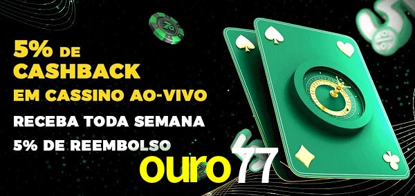Promoções do cassino ao Vivo ouro77